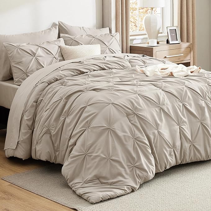 beige boho comforter set